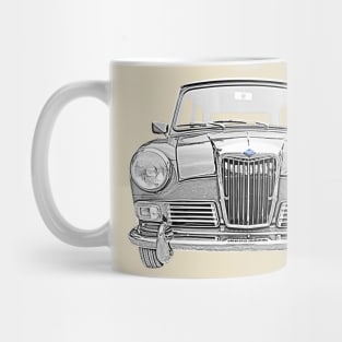 Riley Elf 1960s British classic car monochrome Mug